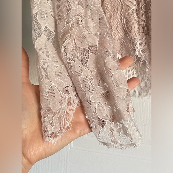 Coquette  Blouse AEO Lace Ruffle Top XL Ethereal - Picture 4 of 16